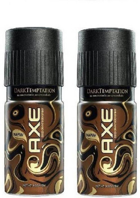 AXE Dark Temptation - Deodorant Body spray - 150ml Deodorant Spray (Pack of 2) Deodorant Spray - For Men(150 ml, Pack of 2)
AXE Dark Temptation - Deodorant Body spray - 150ml Deodorant Spray (Pack of 2) Deodorant Spray - For Men(150 ml, Pack of 2)