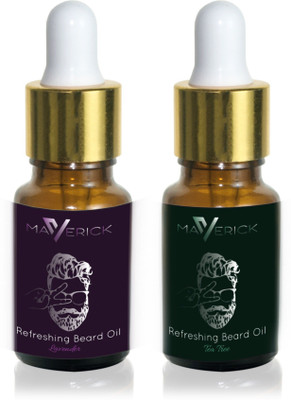 Maverick Cool Refreshing beard oil pack of 2 with freshness of Lavender & Tea Tree essential oils & pure Jojoba Hair Oil(10 ml)
Maverick Cool Refreshing beard oil pack of 2 with freshness of Lavender & Tea Tree essential oils & pure Jojoba Hair Oil(10 ml)