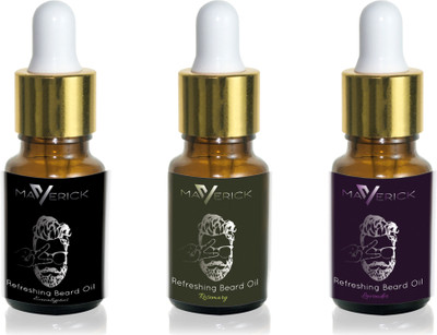 Maverick Cool Refreshing beard oil pack of 3 with freshness of Eucalyptus, Lavender & Rosemary essential oils & pure Jojoba Hair Oil(10 ml)
Maverick Cool Refreshing beard oil pack of 3 with freshness of Eucalyptus, Lavender & Rosemary essential oils & pure Jojoba Hair Oil(10 ml)