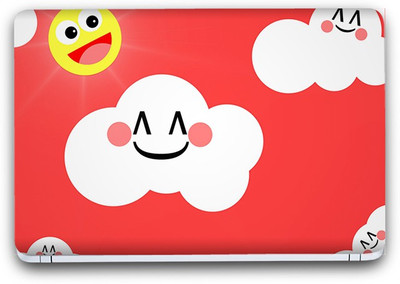 Flipkart SmartBuy Emoticons In Clouds Vinyl Laptop Skin (3M/Avery Vinyl, Matte Laminated, 13 x 8.5 inches) Vinyl Laptop Decal 13.3