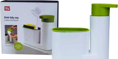Creative Soap Dispenser Storage Rack Sink Tidy Set 100 ml Gel, Lotion, Foam, Conditioner, Soap, Shampoo Dispenser(Green, White)
Creative Soap Dispenser Storage Rack Sink Tidy Set 100 ml Gel, Lotion, Foam, Conditioner, Soap, Shampoo Dispenser(Green, White)