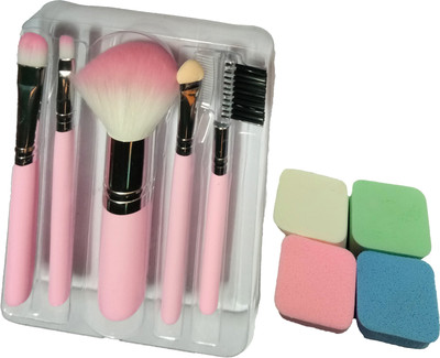 Rock Crysteal Combo (Brush+Puff)(Set of 9)