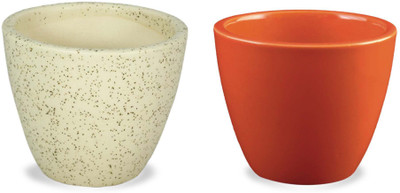 YELLOWTABLE Combo of Marble Matt and Cheerful Orange Mini Ceramic Flower Pot Plant Container Set(Pack of 2, Ceramic)
YELLOWTABLE Combo of Marble Matt and Cheerful Orange Mini Ceramic Flower Pot Plant Container Set(Pack of 2, Ceramic)