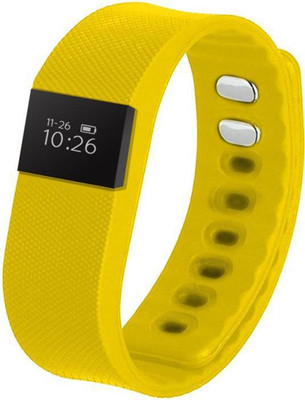 TARVIK TW64 Smart Bluetooth Fitness Band(Yellow Strap, Size : UNIVERSAL)