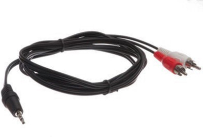 Electrobot TV-out Cable 3.5mm Stereo Audio Male to Dual RCA Male - 6 FT - 3.5mm Audio Cable to Rca(Black, For DVD)
Electrobot TV-out Cable 3.5mm Stereo Audio Male to Dual RCA Male - 6 FT - 3.5mm Audio Cable to Rca(Black, For DVD)