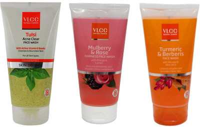 VLCC Original Tulsi Acne Clear, Mulberry and Rose, Turmeric and Berberis FaceWash Face Wash(3 ml)
VLCC Original Tulsi Acne Clear, Mulberry and Rose, Turmeric and Berberis FaceWash Face Wash(3 ml)