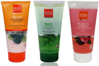 VLCC Original Neem Chamomile and Tea Tree, Anti-Tan Skin Ligtening, Mulberry and Rose FaceWash Face Wash(3 ml)
VLCC Original Neem Chamomile and Tea Tree, Anti-Tan Skin Ligtening, Mulberry and Rose FaceWash Face Wash(3 ml)