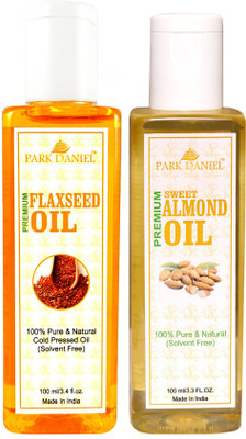Park Daniel Premium Flaxseed oil and Almond oil combo of 2 bottles of 100 ml (200ml) Hair Oil(200 ml)
Park Daniel Premium Flaxseed oil and Almond oil combo of 2 bottles of 100 ml (200ml) Hair Oil(200 ml)