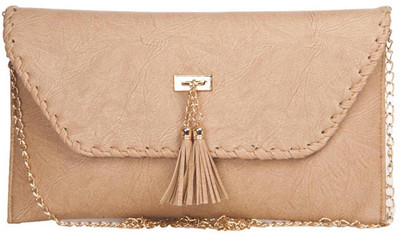 Aliado Women Evening/Party White Leatherette Sling Bag