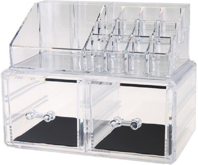 Magnusdeal CW-128 Acrylic Jewelry & Cosmetic Organizer: 2 Drawer Set-Multilayer Vanity Box(Clear)
Magnusdeal CW-128 Acrylic Jewelry & Cosmetic Organizer: 2 Drawer Set-Multilayer Vanity Box(Clear)