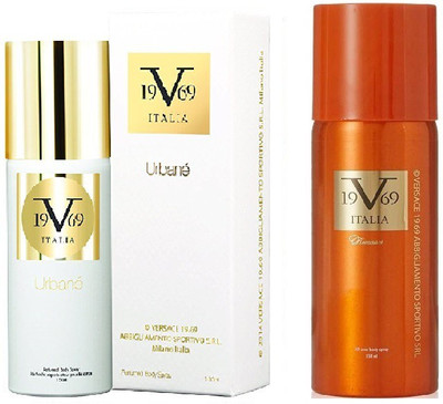 Versace Urbane Perfumed Spray 150 ml With Romance All Over Body Spray 150 ml(Set of 2)
Versace Urbane Perfumed Spray 150 ml With Romance All Over Body Spray 150 ml(Set of 2)