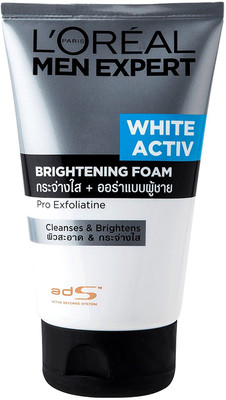 L'Oreal Men Expert White Active Brightening Foam Pro Exfoliatine Cleanses & Brightens Face Wash(100 ml)
L'Oreal Men Expert White Active Brightening Foam Pro Exfoliatine Cleanses & Brightens Face Wash(100 ml)