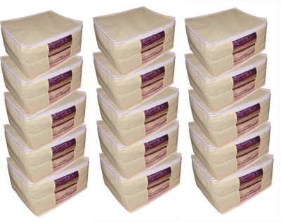 Afrose High Quality Multipurpose Non-Woven Plain 10inch Saree Cover 15PC Capacity 10-15 Units Saree/Blouse Each(Cream)
Afrose High Quality Multipurpose Non-Woven Plain 10inch Saree Cover 15PC Capacity 10-15 Units Saree/Blouse Each(Cream)