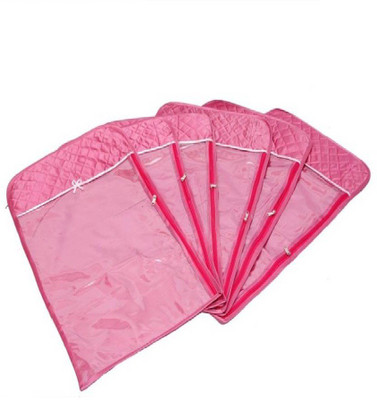 Addyz Satin Pack of 6 Pieces Premium Designer Front Transparent And Back Net Hanging Saree Cover Pink Garment Cover(Pink)
Addyz Satin Pack of 6 Pieces Premium Designer Front Transparent And Back Net Hanging Saree Cover Pink Garment Cover(Pink)