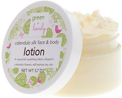 Green Lovely Calendula Silk Face & Body Cream Herbal Lotion(168.57 ml)
