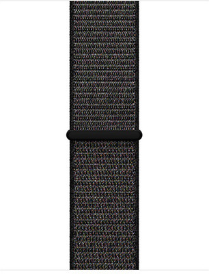 EWOKIt 38mm iWatch Nylon Sports loop Smart Watch Strap(Black), Sea shell