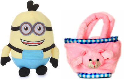 Deals India Smilling Binocular Stuffed Toy(30 cm) and Teddy bag(30 cm) combo - 20 cm(Multicolor)
Deals India Smilling Binocular Stuffed Toy(30 cm) and Teddy bag(30 cm) combo - 20 cm(Multicolor)