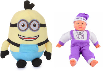 Deals India Smilling Binocular Stuffed Toy(30 cm) and musical happy baby boy laughing(36 cm) combo - 20 cm(Multicolor)
Deals India Smilling Binocular Stuffed Toy(30 cm) and musical happy baby boy laughing(36 cm) combo - 20 cm(Multicolor)
