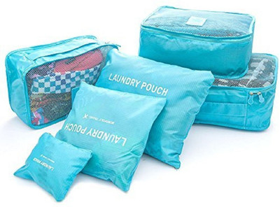 Kanha 6 pcs/set Portable Travel Storage Bag For Underwear Suitcase Tidy Pouch Luggage Clothes Laundry Mesh Pouch Organizer Bag(Blue)
Kanha 6 pcs/set Portable Travel Storage Bag For Underwear Suitcase Tidy Pouch Luggage Clothes Laundry Mesh Pouch Organizer Bag(Blue)