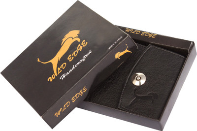 wildedge Boys Black Artificial Leather Money Clip(2 Card Slots)