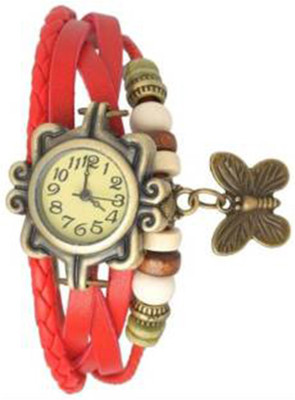 Mettle Fancy Red Leather Hand Knit Vintage Watches Dress bracelet Women Girls Ladies clover Pendant Retro.1801-Red005 Watch - For Girls
Mettle Fancy Red Leather Hand Knit Vintage Watches Dress bracelet Women Girls Ladies clover Pendant Retro.1801-Red005 Watch - For Girls
