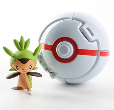 ZenShanti 8cm Pokemon Throw and Pop Premier Pokeball with Chespin Inside | Pokemon Fun Toy(White)
ZenShanti 8cm Pokemon Throw and Pop Premier Pokeball with Chespin Inside | Pokemon Fun Toy(White)