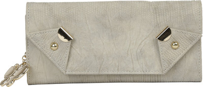 Butterflies Casual Grey Clutch