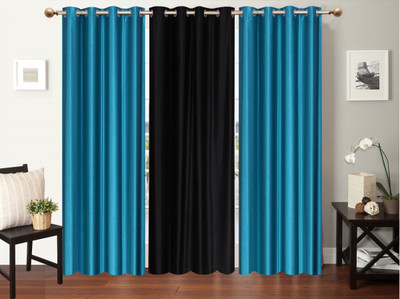 Furnishing Zone 274 cm (9 ft) Polyester Long Door Curtain (Pack Of 3)(Plain, Blue, Black), Black;blue
Furnishing Zone 274 cm (9 ft) Polyester Long Door Curtain (Pack Of 3)(Plain, Blue, Black), Black;blue