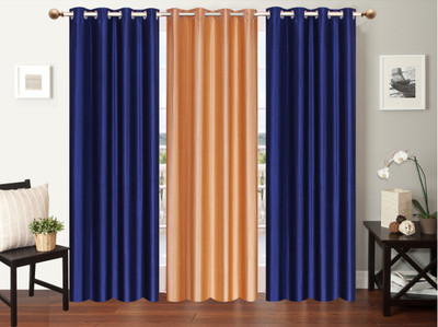 Furnishing Zone 274 cm (9 ft) Polyester Long Door Curtain (Pack Of 3)(Plain, Blue, Beige), Beige;blue
Furnishing Zone 274 cm (9 ft) Polyester Long Door Curtain (Pack Of 3)(Plain, Blue, Beige), Beige;blue