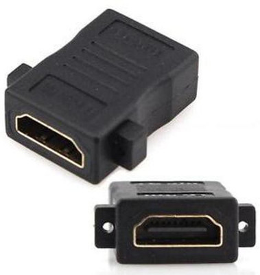 Microware HDMI HDMI Adapter(Compatible with Laptop,, Hdmi Cable, Black)