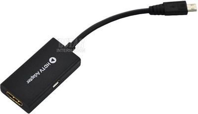 Microware MHL Cable adapter Micro USB to HDMI HDTV 1080P HDMI Cable (Black) HDMI Adapter(Compatible with Mobile, Laptop, Tablet, Mp3, Gaming Device, Black)
Microware MHL Cable adapter Micro USB to HDMI HDTV 1080P HDMI Cable (Black) HDMI Adapter(Compatible with Mobile, Laptop, Tablet, Mp3, Gaming Device, Black)