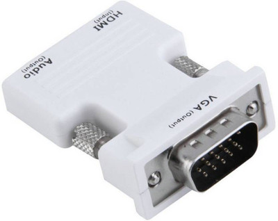 Microware HDMI VGA out with Audio convert HDTV Female HDMI Cable(Compatible with HDTV, Blu-Ray, Set Top Box, White)
Microware HDMI VGA out with Audio convert HDTV Female HDMI Cable(Compatible with HDTV, Blu-Ray, Set Top Box, White)