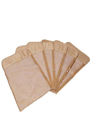 Addyz Satin Pack of 6 Pieces Premium Designer Front Transparent And Back Net Hanging Saree Cover Gold Garment Cover(Gold)
Addyz Satin Pack of 6 Pieces Premium Designer Front Transparent And Back Net Hanging Saree Cover Gold Garment Cover(Gold)