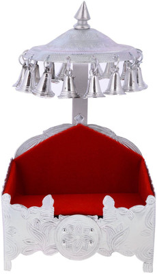 HOUZZPLUS Handicraft Krishna Ladoo / Laddu Bal Gopal White Metal Sihasan ,Metal Singhasan , Ladoo Gopal Singhasan, Religious Puja Gifts and Decor , Showpiece - Metal Home Temple(Height: 18 cm)
HOUZZPLUS Handicraft Krishna Ladoo / Laddu Bal Gopal White Metal Sihasan ,Metal Singhasan , Ladoo Gopal Singhasan, Religious Puja Gifts and Decor , Showpiece - Metal Home Temple(Height: 18 cm)