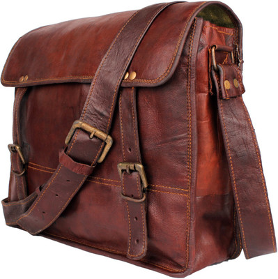 Pranjals House 15.6 inch Laptop Messenger Bag(Brown)