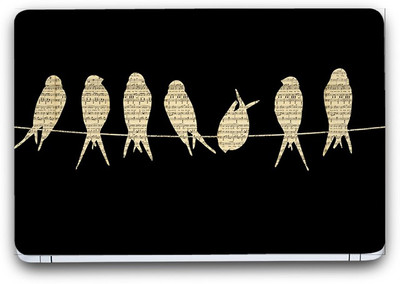 Flipkart SmartBuy Music Notes On Birds Vinyl Laptop Skin (3M/Avery Vinyl, Matte Laminated, 13 x 8.5 inches) Vinyl Laptop Decal 13.3
Flipkart SmartBuy Music Notes On Birds Vinyl Laptop Skin (3M/Avery Vinyl, Matte Laminated, 13 x 8.5 inches) Vinyl Laptop Decal 13.3
