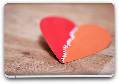 Flipkart SmartBuy Heart Vinyl Laptop Skin (3M/Avery Vinyl, Matte Laminated, 14 x 9 inches) Vinyl Laptop Decal 14.1