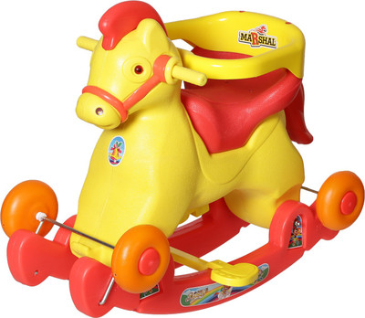 Archana Fashionable 2 in 1 Horse Rocker ‘n’ Ride on (Red)(Red)