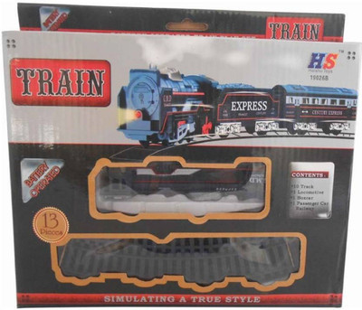 K Dudes Train Set With Round Track Battery Operated with Head Light DUDE-03(Black)
K Dudes Train Set With Round Track Battery Operated with Head Light DUDE-03(Black)