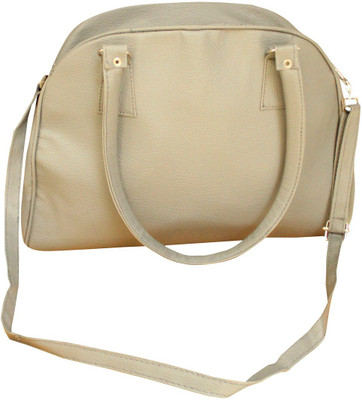 HD Women Casual Beige Rexine Sling Bag