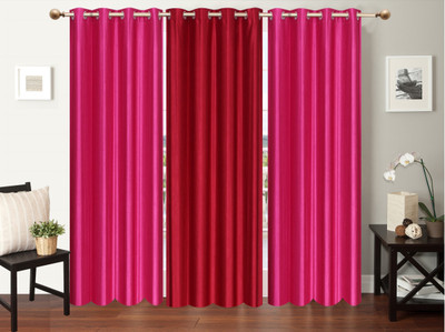 Furnishing Zone 152 cm (5 ft) Polyester Window Curtain (Pack Of 3)(Plain, Pink, Maroon), Maroon;pink
Furnishing Zone 152 cm (5 ft) Polyester Window Curtain (Pack Of 3)(Plain, Pink, Maroon), Maroon;pink