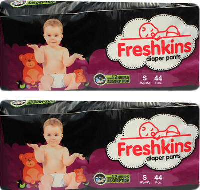 FRESHKINS Diaper Pants - S(88 Pieces)