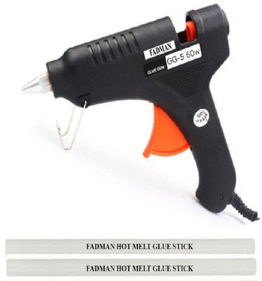 FADMAN Black 60w Professional with 2 transparent Sticks Standard Temperature Corded Glue Gun (11 mm) Standard Temperature Corded Glue Gun(11 mm)
FADMAN Black 60w Professional with 2 transparent Sticks Standard Temperature Corded Glue Gun (11 mm) Standard Temperature Corded Glue Gun(11 mm)