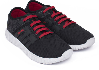 Asian Running Shoes For Men(Black, Red