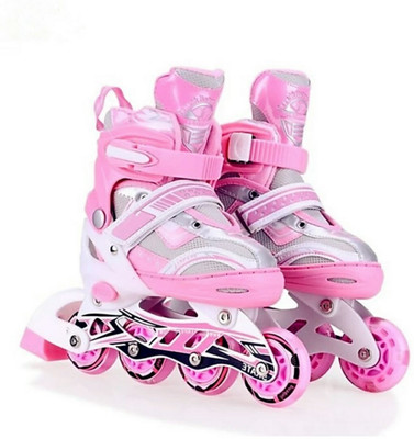 DHAWANI Skating Shoe have different size and with PU LED wheel In-line Skates - Size 38 - 41 UK In-line Skates - Size 6-9 UK(Pink)
DHAWANI Skating Shoe have different size and with PU LED wheel In-line Skates - Size 38 - 41 UK In-line Skates - Size 6-9 UK(Pink)
