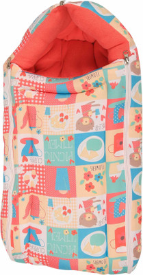 JAZE BABY Ultra-Soft Knitted Fabric - Multipurpose 3-in-1 Baby Carry Bed. Sleeping Bag(Red