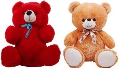 KHATU SHYAM ENTERPRISES 2 Feet Combo of Cute Lovable Stuffed Spongy Hugable Sitting Teddy Bear Red 60 CM and Brown 60 CM - 60 cm - 60 cm(Red, Brown), Brown;red
KHATU SHYAM ENTERPRISES 2 Feet Combo of Cute Lovable Stuffed Spongy Hugable Sitting Teddy Bear Red 60 CM and Brown 60 CM - 60 cm - 60 cm(Red, Brown), Brown;red