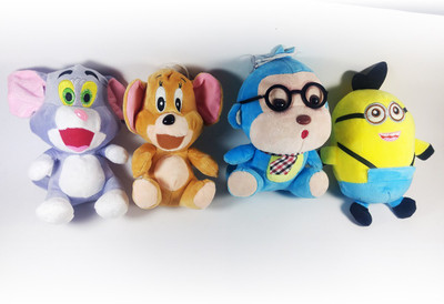 theperfectbazaar.com Combo of 4 Characters Tom, Jerry, Minion and Monkey (18cm) - 18 cm(Yellow, Brown, Blue, Grey), Blue;brown;grey;yellow
theperfectbazaar.com Combo of 4 Characters Tom, Jerry, Minion and Monkey (18cm) - 18 cm(Yellow, Brown, Blue, Grey), Blue;brown;grey;yellow