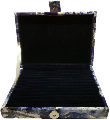 Addyz High Quality Printed Blue 100 Ring Box Women men Travel Storage case Gift item - Keeps 90-100 Rings. Jewellery Vanity Box(Printed Blue)
Addyz High Quality Printed Blue 100 Ring Box Women men Travel Storage case Gift item - Keeps 90-100 Rings. Jewellery Vanity Box(Printed Blue)