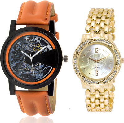 Wanton SP-4 K-11 Stylish and fancy dial gold watch with Brown open machanical stylish watch for couple men and women Watch - For Boys & Girls
Wanton SP-4 K-11 Stylish and fancy dial gold watch with Brown open machanical stylish watch for couple men and women Watch - For Boys & Girls
